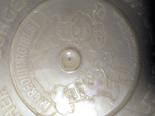 Load image into Gallery viewer, 1972 Burger Chef Incrediburgible Glow In The Dark Frisbee - TulipStuff