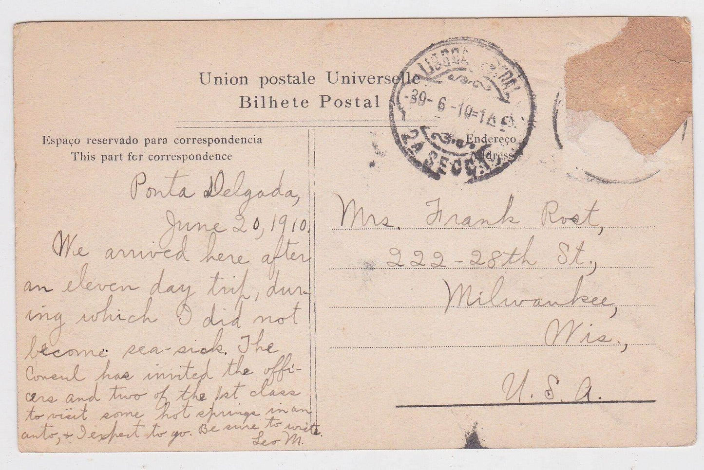 Chapel of Nossa Senhora das Vitorias Furnas San Miguel Azores 1910 - TulipStuff