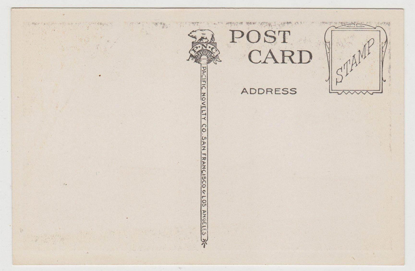 Galen Clarke School Merced California 1920's Postcard - TulipStuff