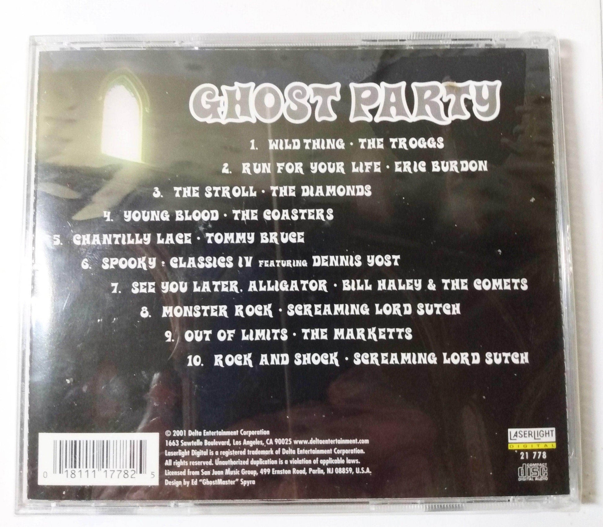 Ghost Party Compilation CD 2001 Troggs Coasters Classics IV Bill Haley - TulipStuff