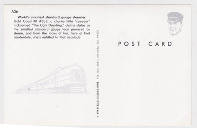 Gold Coast RR World's Smallest Standard Gauge Steam Locomotive - TulipStuff