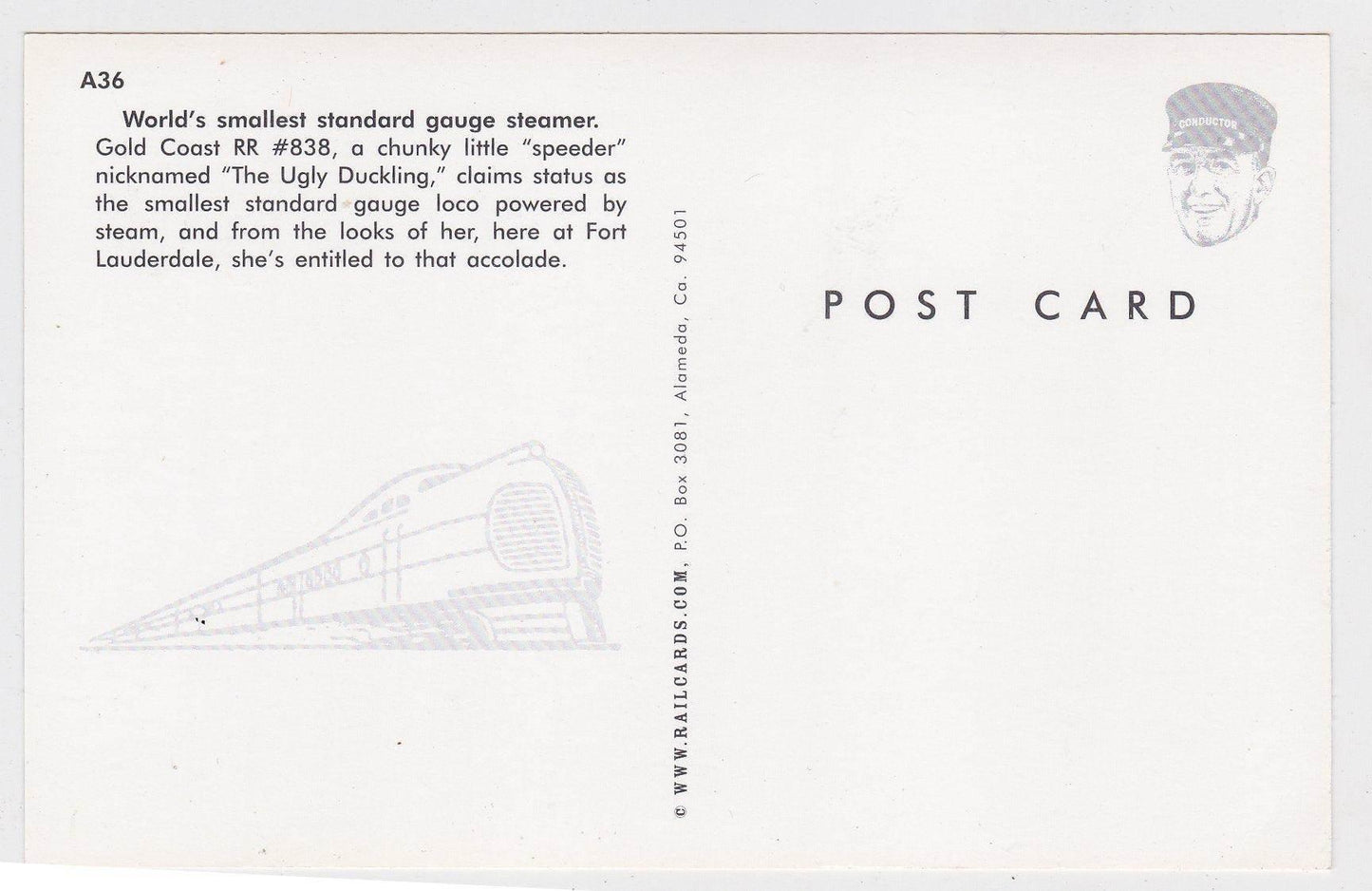 Gold Coast RR World's Smallest Standard Gauge Steam Locomotive - TulipStuff