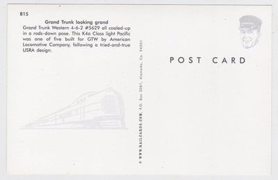 Grand Trunk Western 4-6-2 K4a Class Pacific Steam Locomotive - TulipStuff