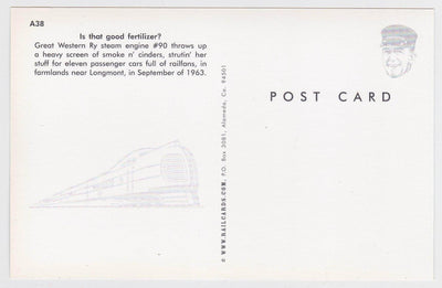 Great Western Railway Steam Locomotive and Passenger Train 1963 - TulipStuff