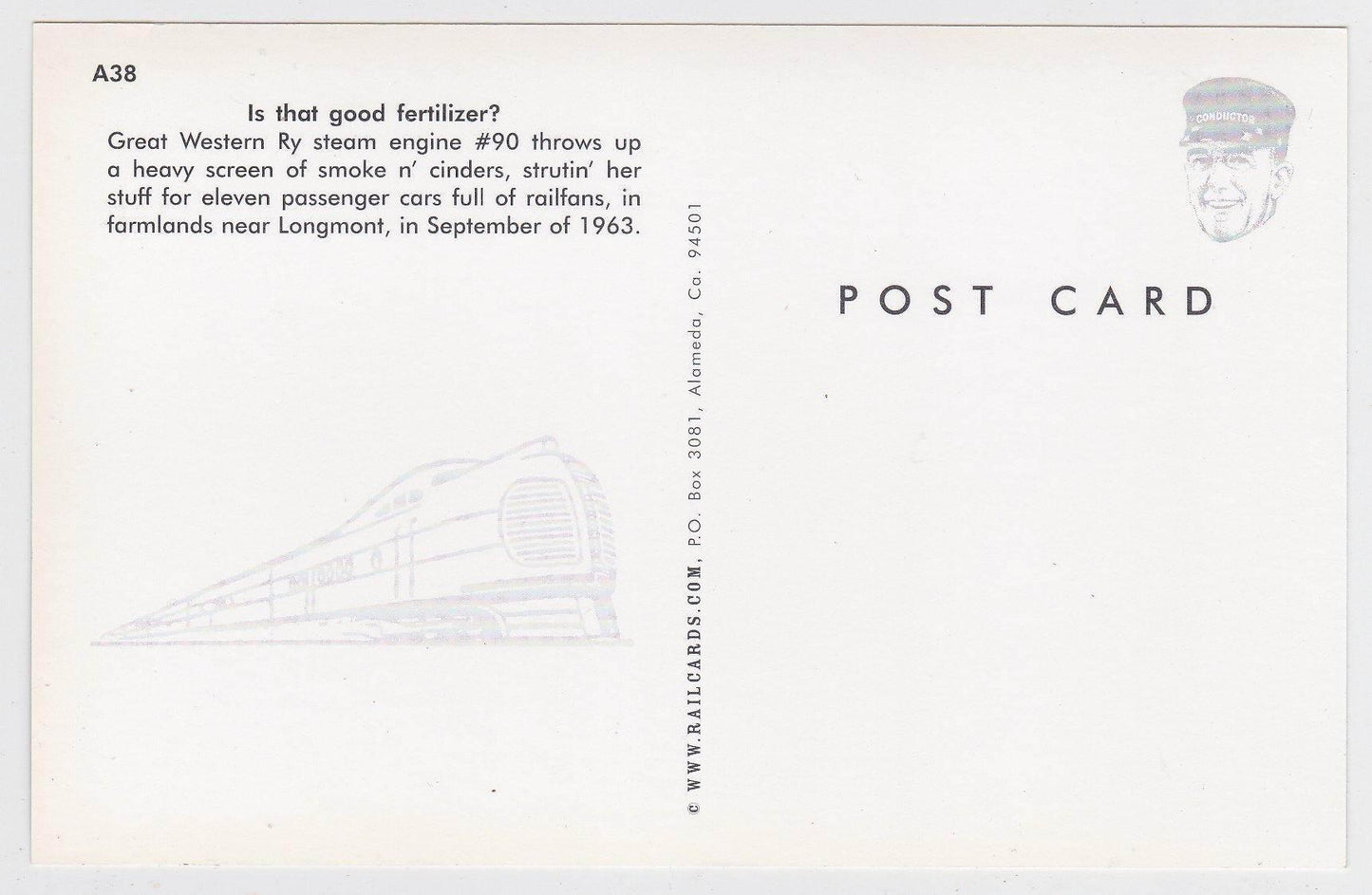 Great Western Railway Steam Locomotive and Passenger Train 1963 - TulipStuff
