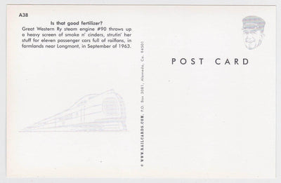 Great Western Railway Steam Locomotive and Passenger Train 1963 - TulipStuff