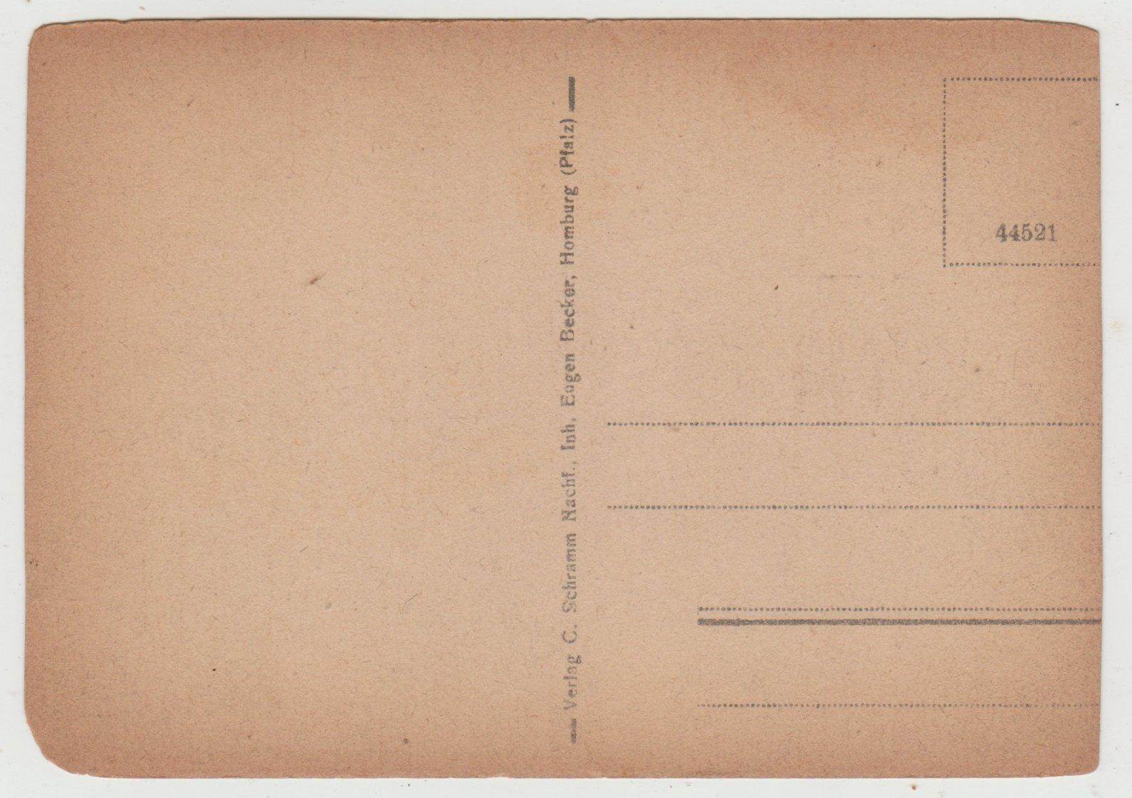 Homburg Pfalz Marktplatz Germany 1900's Postcard - TulipStuff