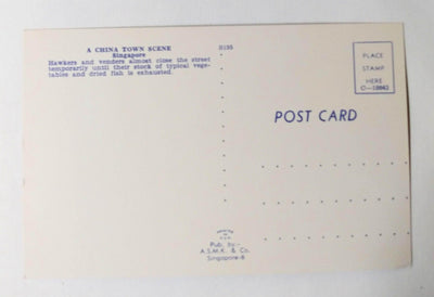 Hawkers and Vendors Chinatown Singapore Late 1950's Early 1960's - TulipStuff