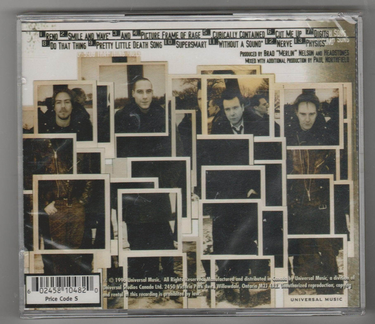 Headstones Smile & Wave Canadian Hard Rock Album CD 1996 - TulipStuff