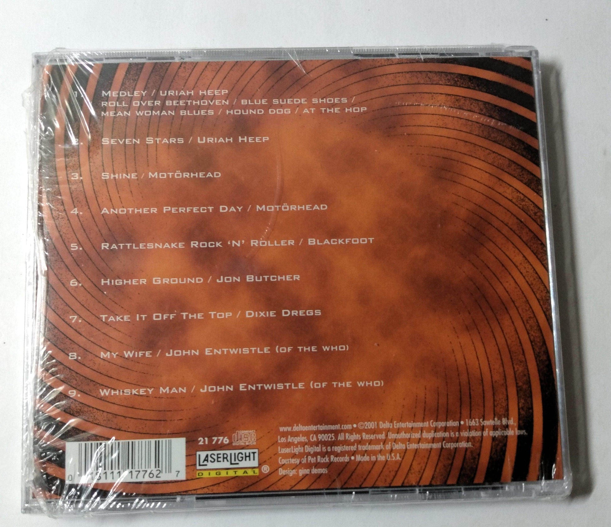 Heavy Live Hits Uriah Heep Motorhead John Entwistle Blackfoot CD 2001 - TulipStuff