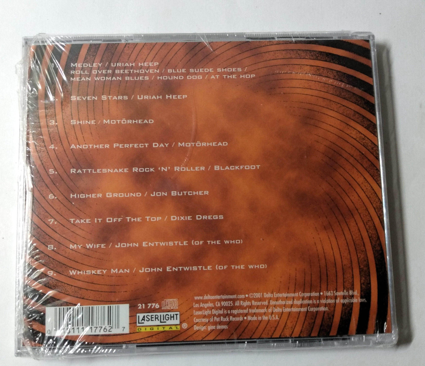 Heavy Live Hits Uriah Heep Motorhead John Entwistle Blackfoot CD 2001 - TulipStuff