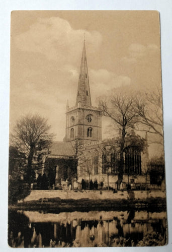 Holy Trinity Church Stratford-on-Avon England Postcard 1910's Shakespeare - TulipStuff