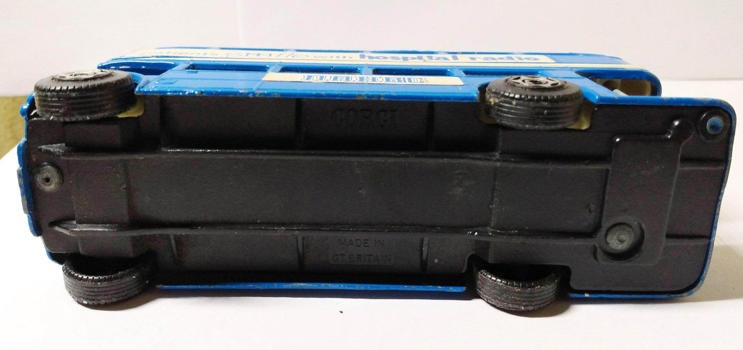 Corgi Toys 633 NatWest Hospital Radio Blackpool AEC Routemaster Bus - TulipStuff