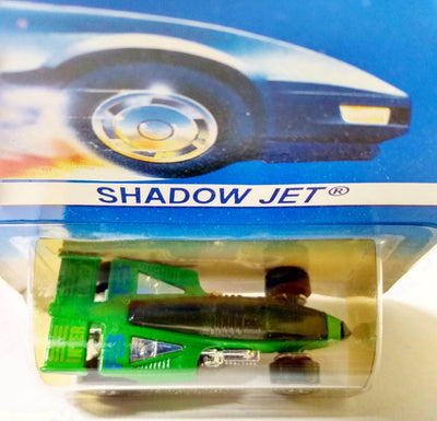 Hot Wheels 0477 Shadow Jet bw 1994 Canada International Card - TulipStuff