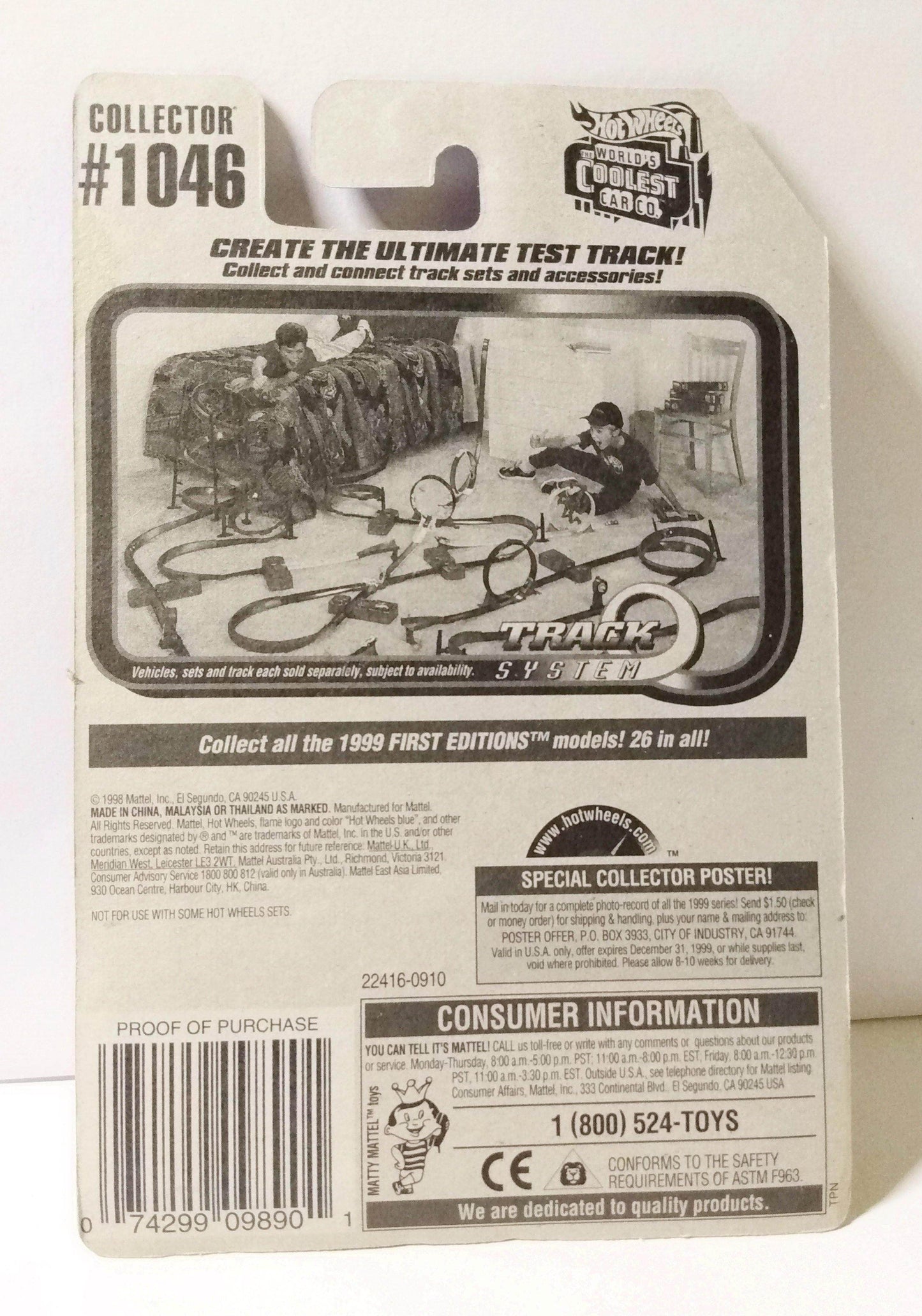 Hot Wheels Collector 1046 Police Cruiser Car Holden Commodore 1999 - TulipStuff