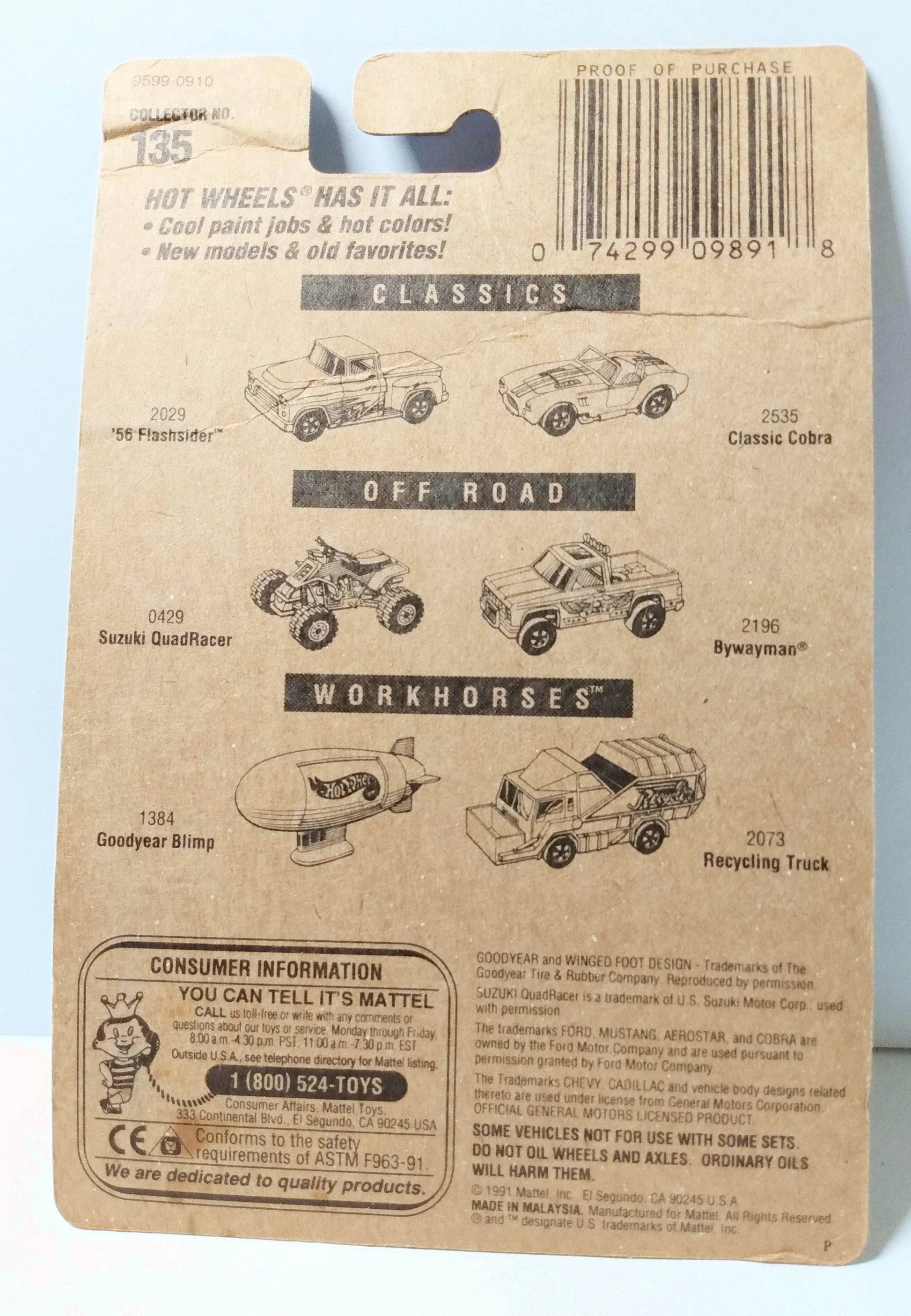 Hot Wheels Collector #135 '32 Ford Delivery Van 1991 - TulipStuff