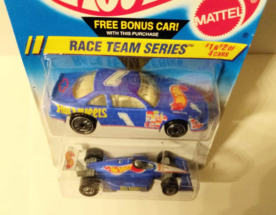 Hot Wheels Race Team Series 2-Pack #1 Lumina Stocker #2 Hot Wheels 500 1995 - TulipStuff