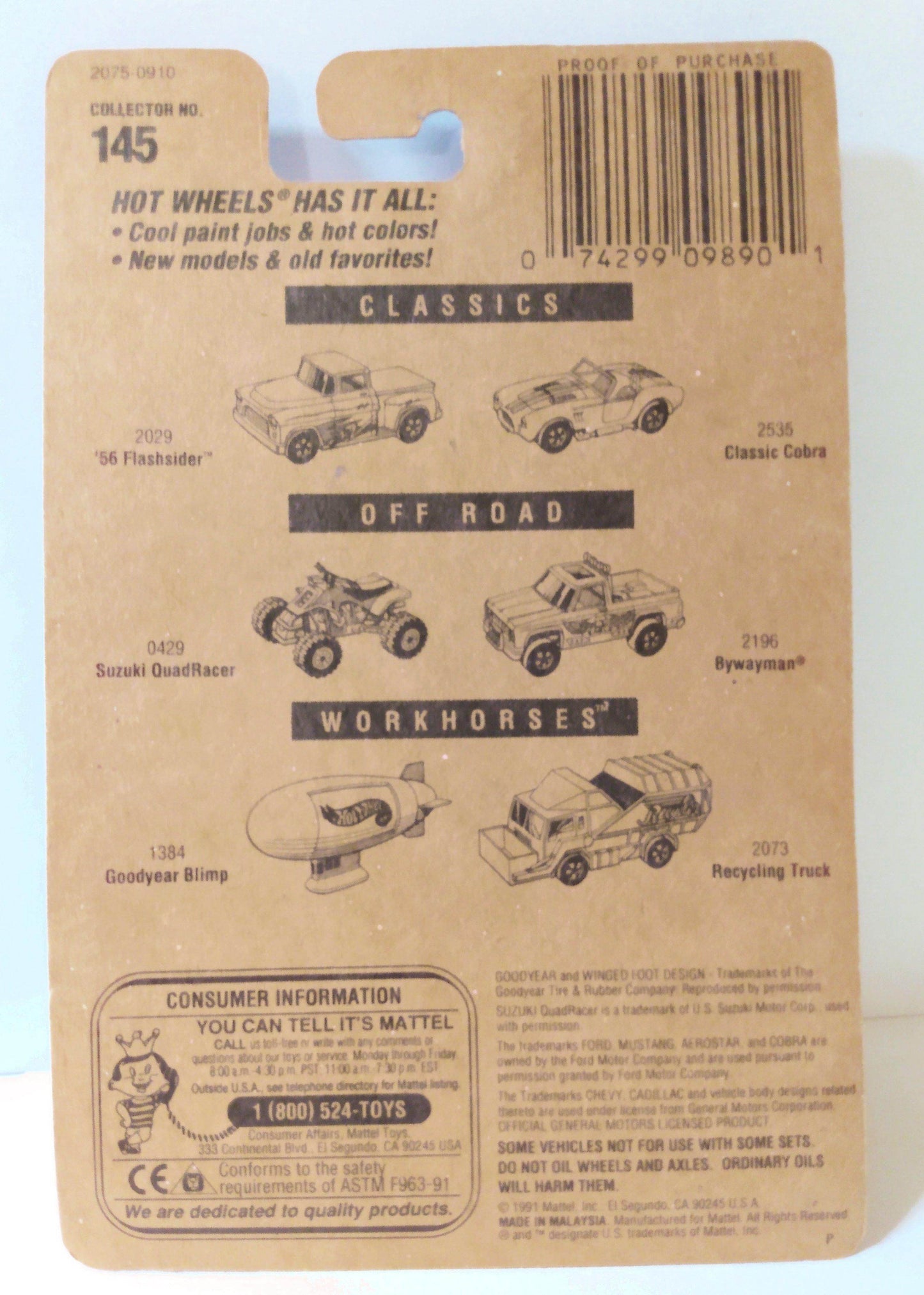 Hot Wheels Collector #145 Tractor Construction Red Diecast Toy 1992 - TulipStuff