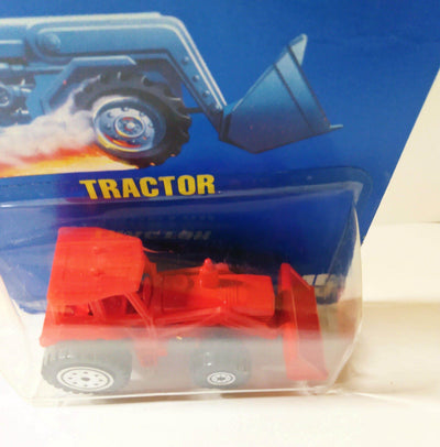 Hot Wheels Collector #145 Tractor Construction Red Diecast Toy 1992 - TulipStuff