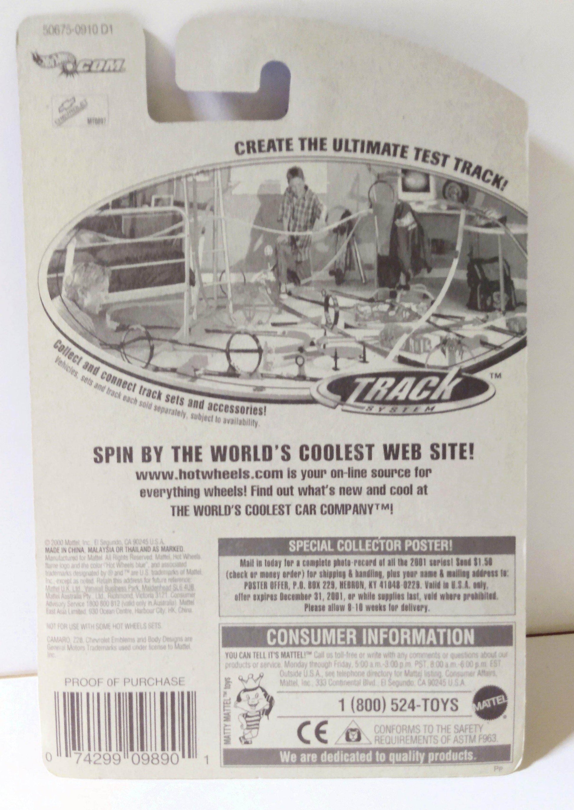 Hot Wheels 2001 Collector #146 Chevrolet Camaro Z28 - TulipStuff