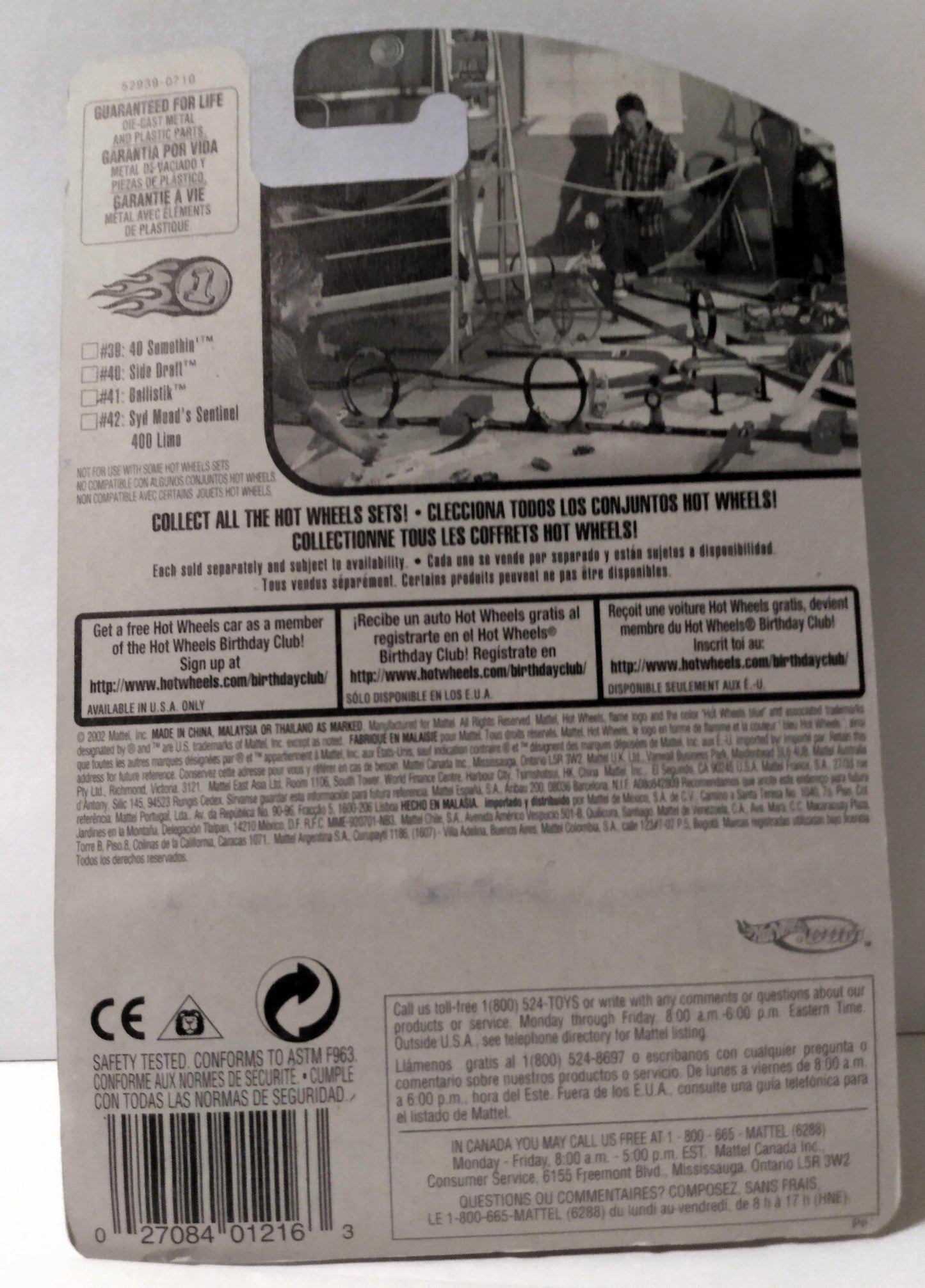 Hot Wheels 2002 First Editions Ballistik Collector #053 - TulipStuff