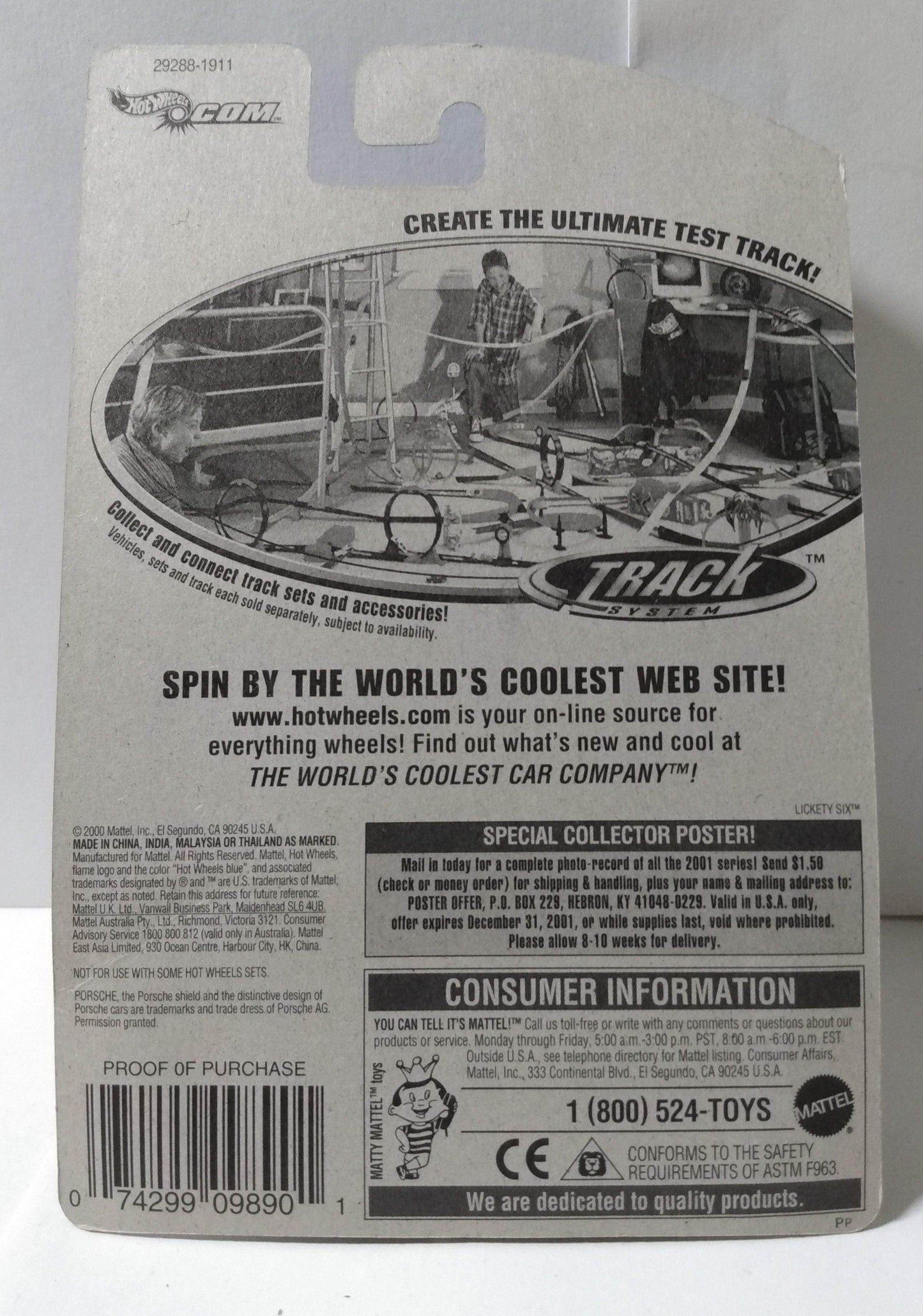 Hot Wheels 2000 Collector #232 Porsche 959 German Sports Car - TulipStuff