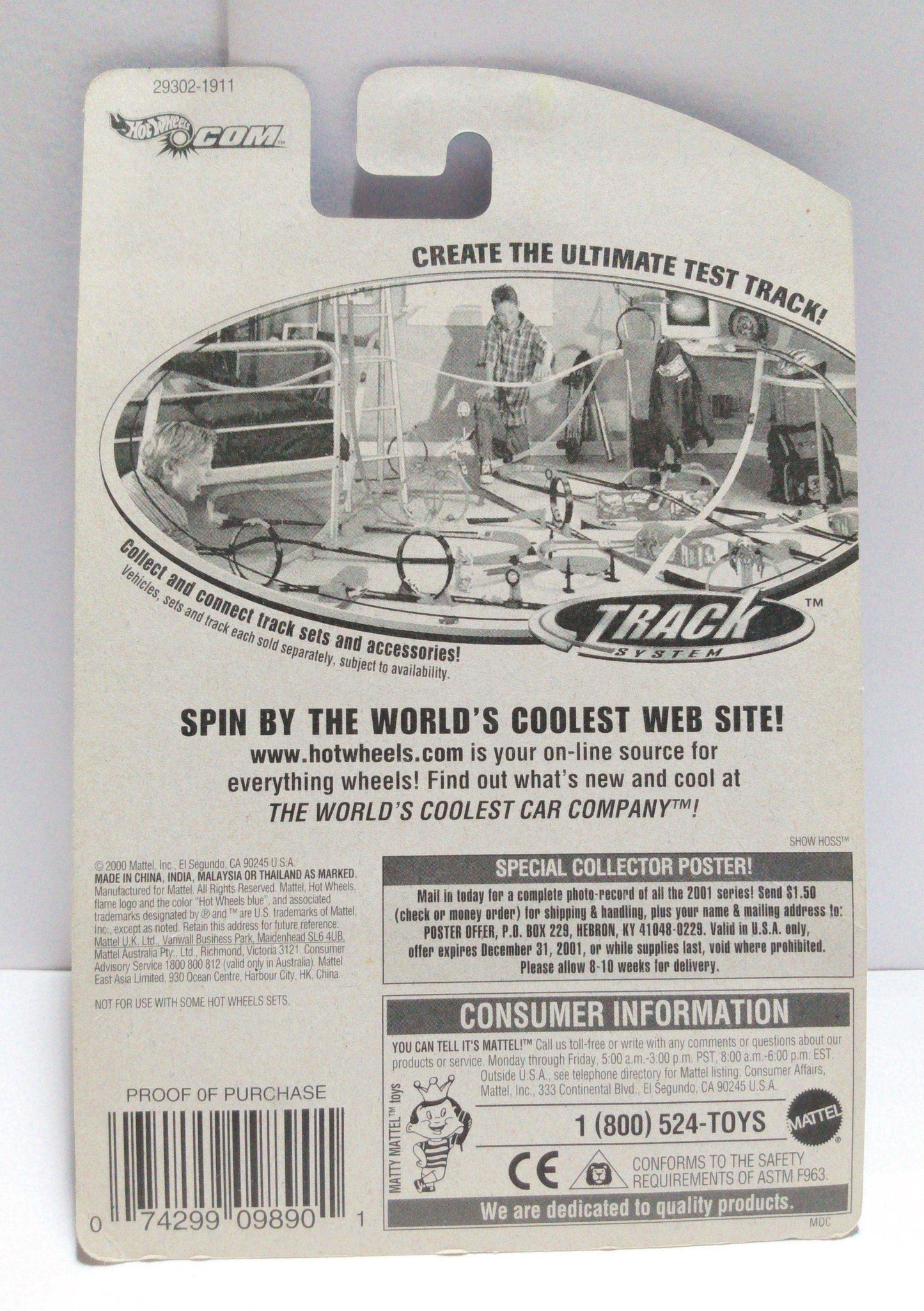 Hot Wheels 2000 Collector #245 Phantastique Convertible Concept Car - TulipStuff