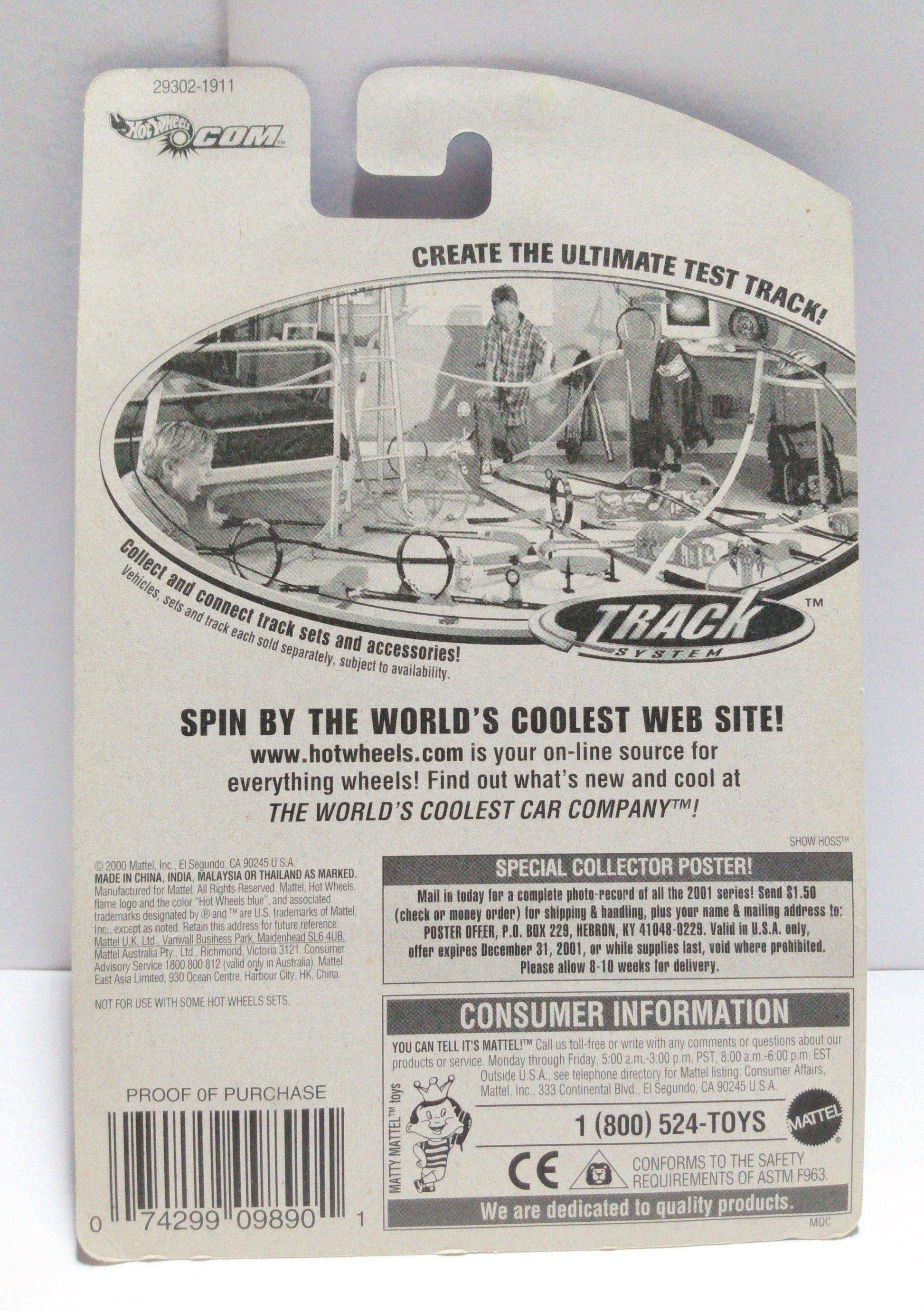 Hot Wheels 2000 Collector #245 Phantastique Convertible Concept Car - TulipStuff