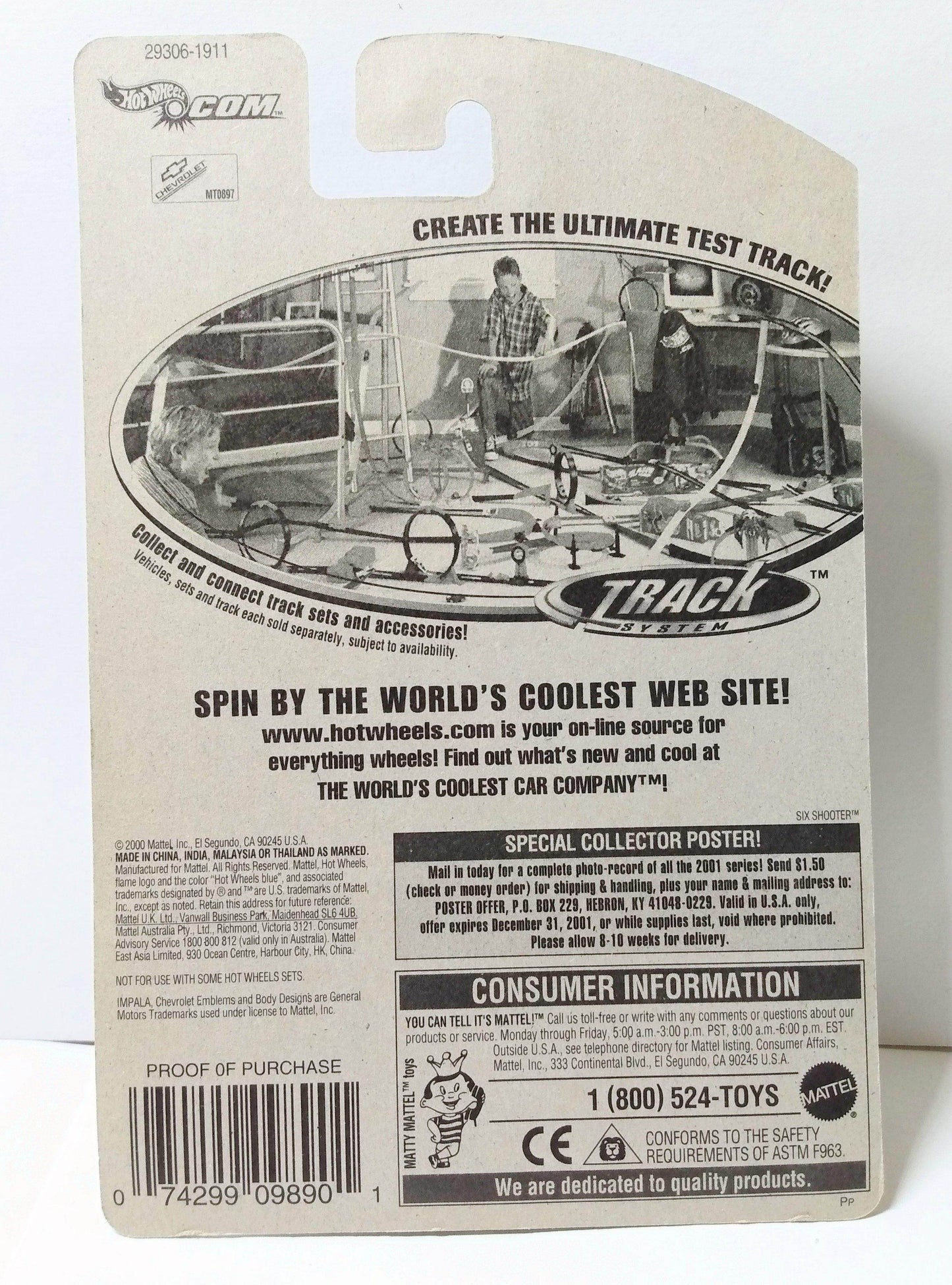 Hot Wheels 2000 Collector #249 Chevrolet '59 Impala - TulipStuff