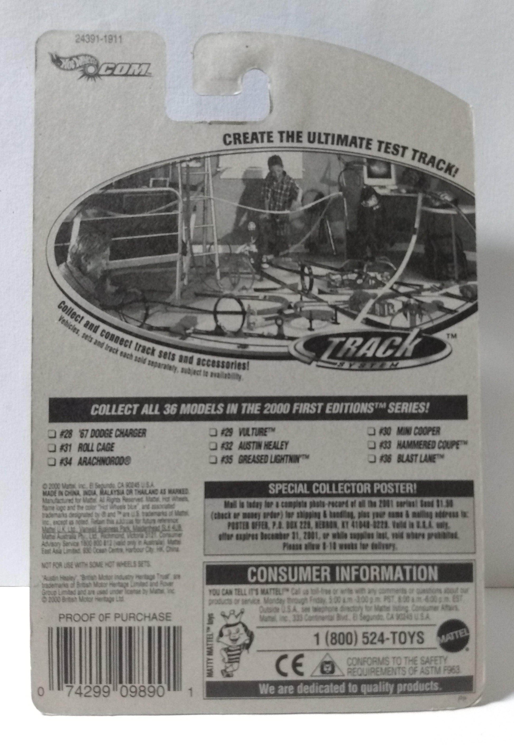 Hot Wheels 2000 First Editions Austin Healey Collector #092 - TulipStuff