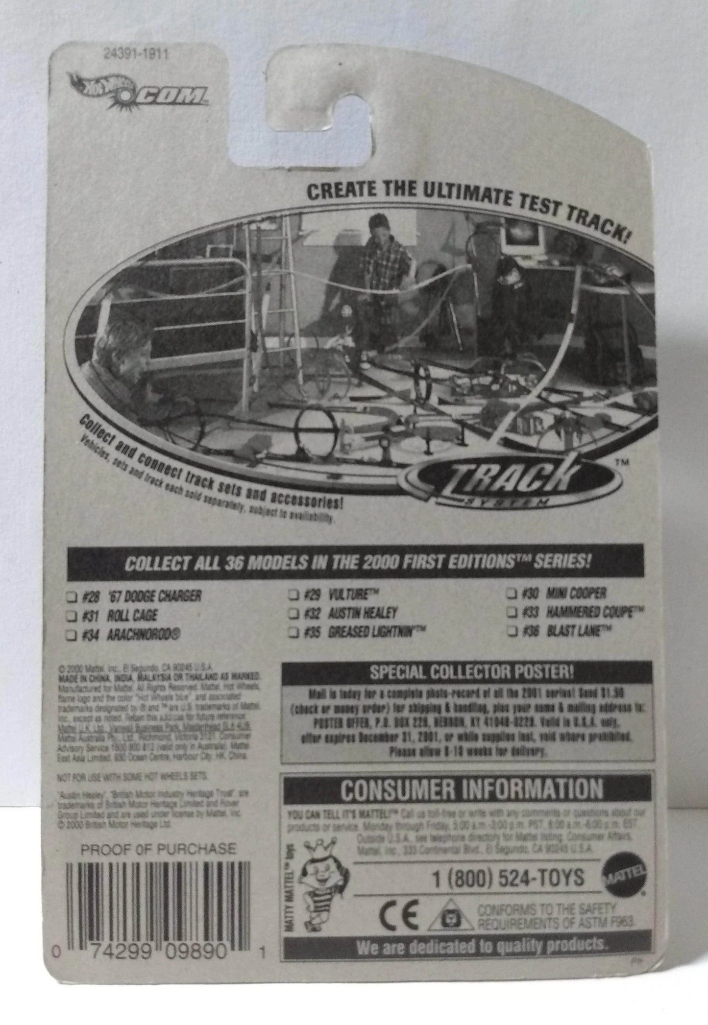 Hot Wheels 2000 First Editions Austin Healey Collector #092 - TulipStuff