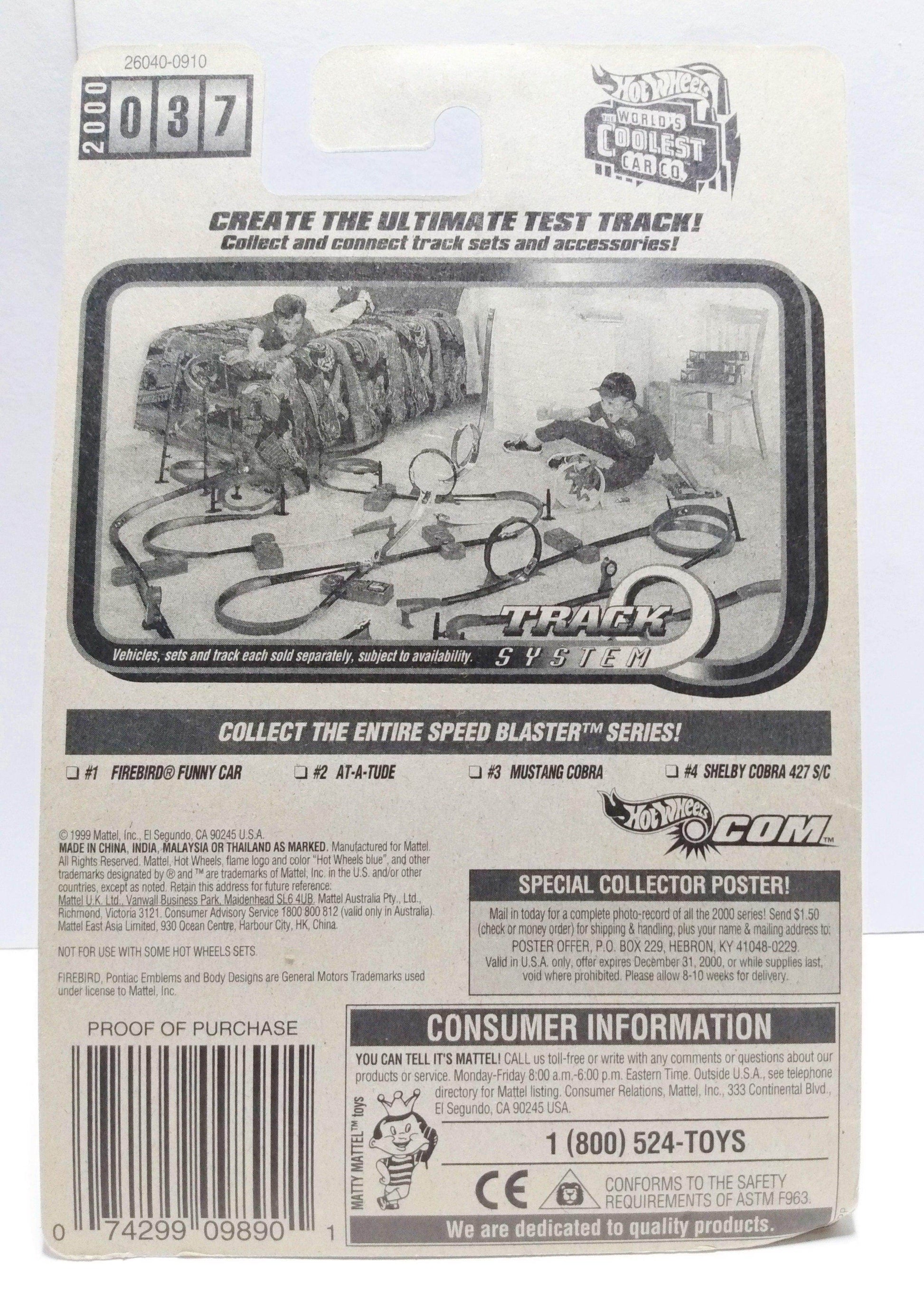 Hot Wheels Speed Blaster Firebird Funny Car 2000 Collector #037 - TulipStuff