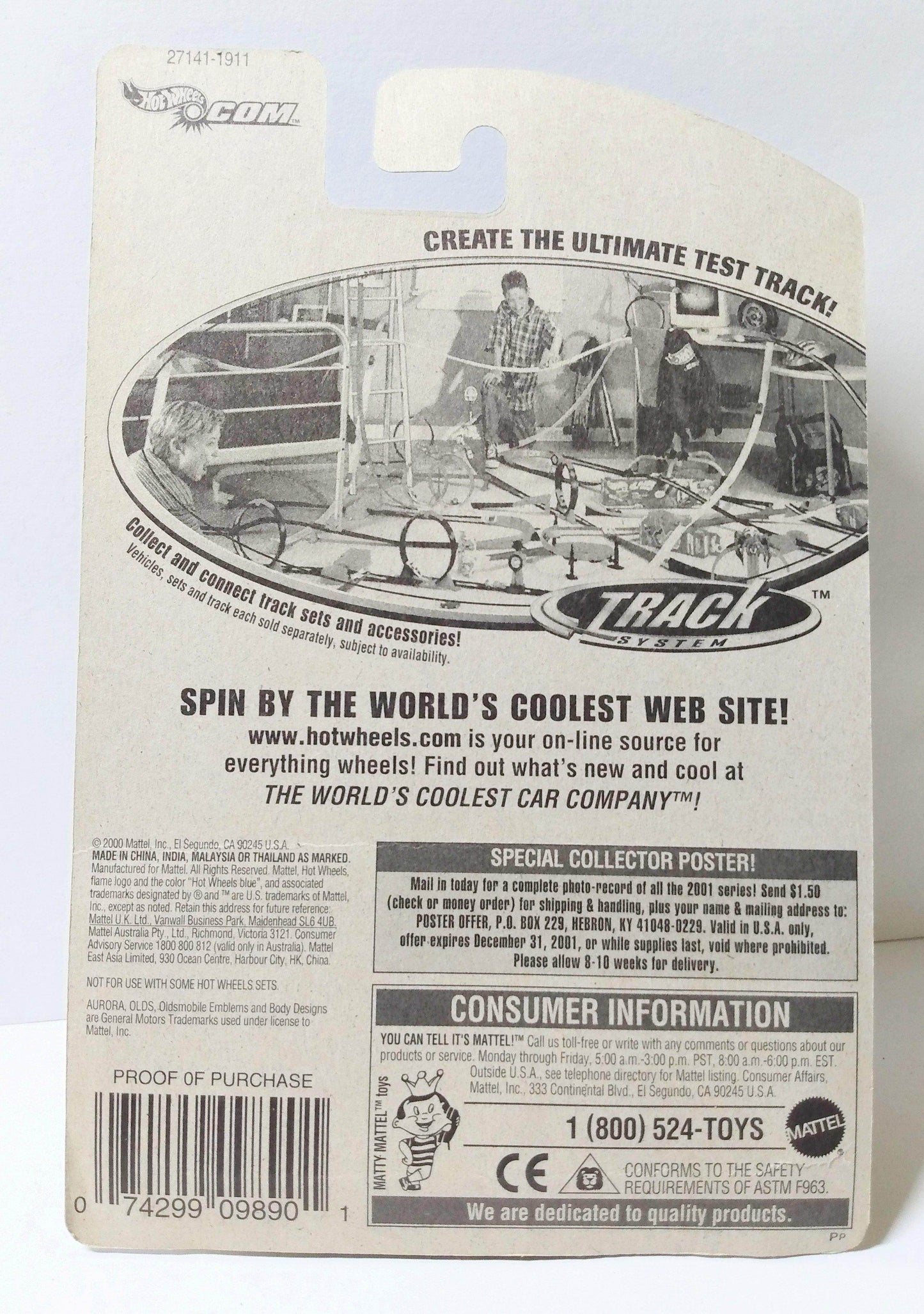 Hot Wheels 2000 Collector #175 Olds Aurora GTS-1 - TulipStuff