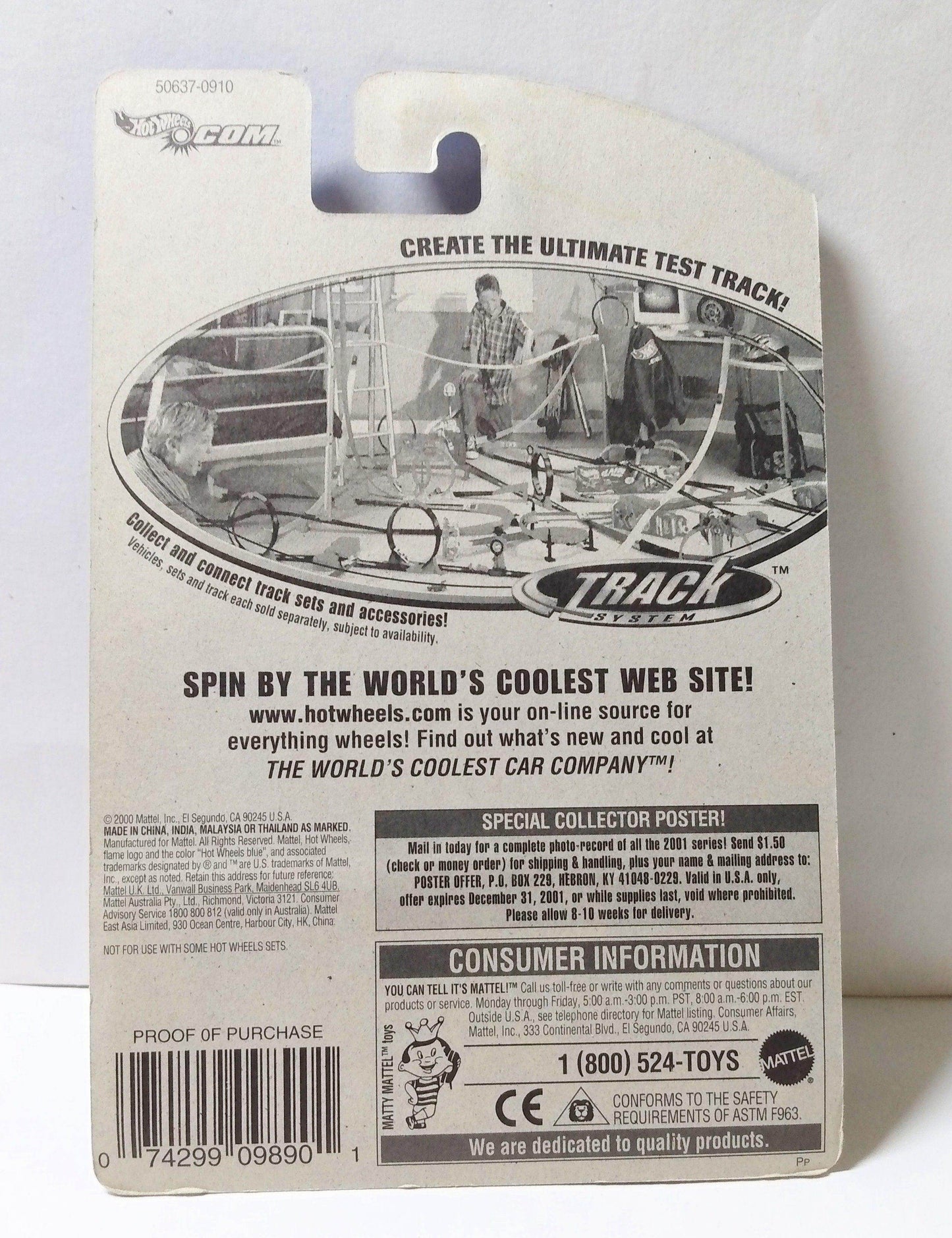 Hot Wheels 2001 Collector #107 Surf Crate Woodie Racer - TulipStuff