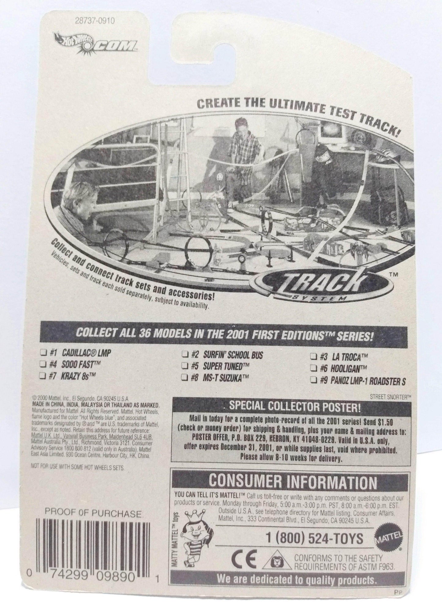 Hot Wheels 2001 First Editions Sooo Fast Dry Lakes Race Car #016 - TulipStuff