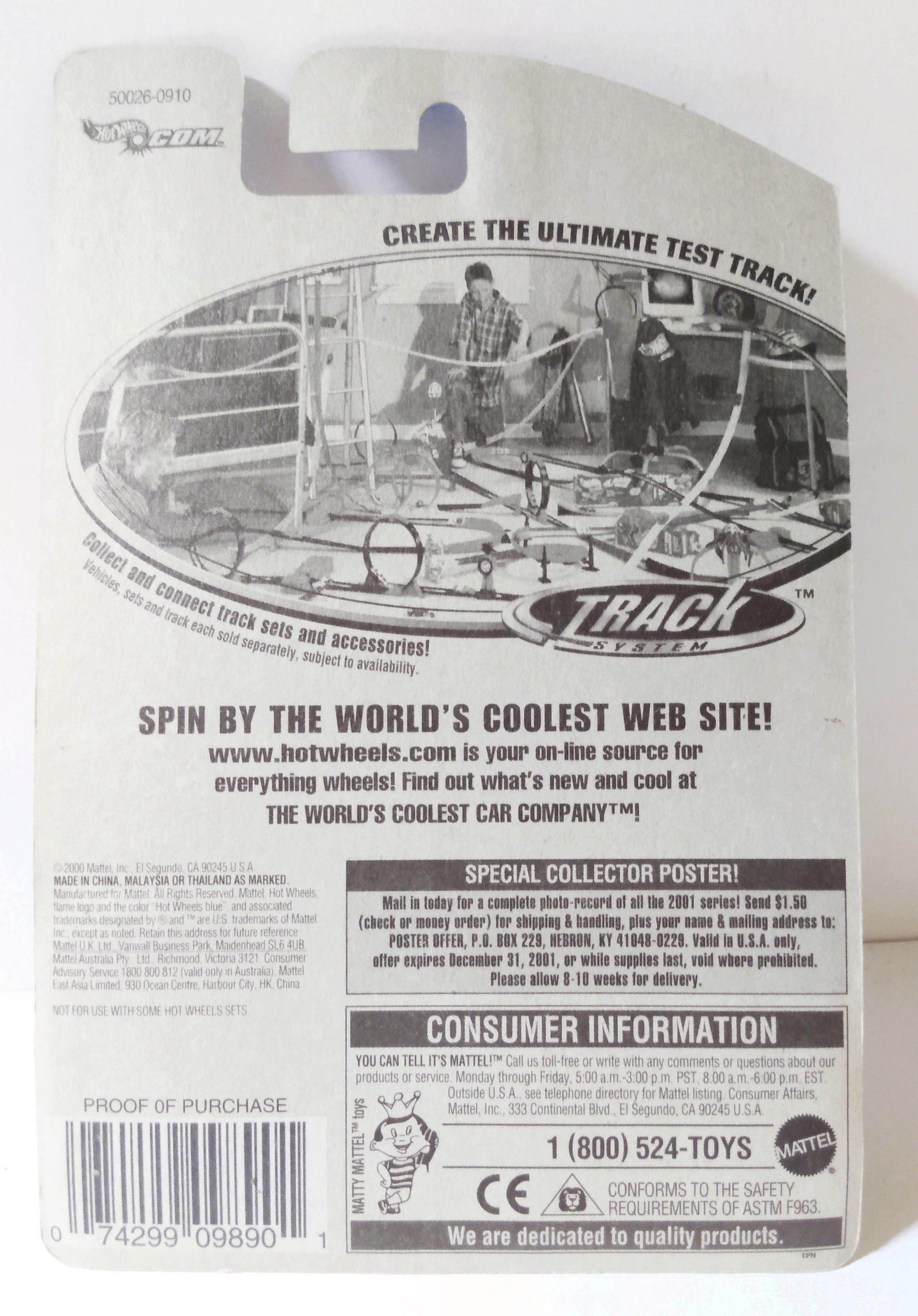 Hot Wheels 2001 Collector #150 Enforcer Police Sprint Buggy - TulipStuff