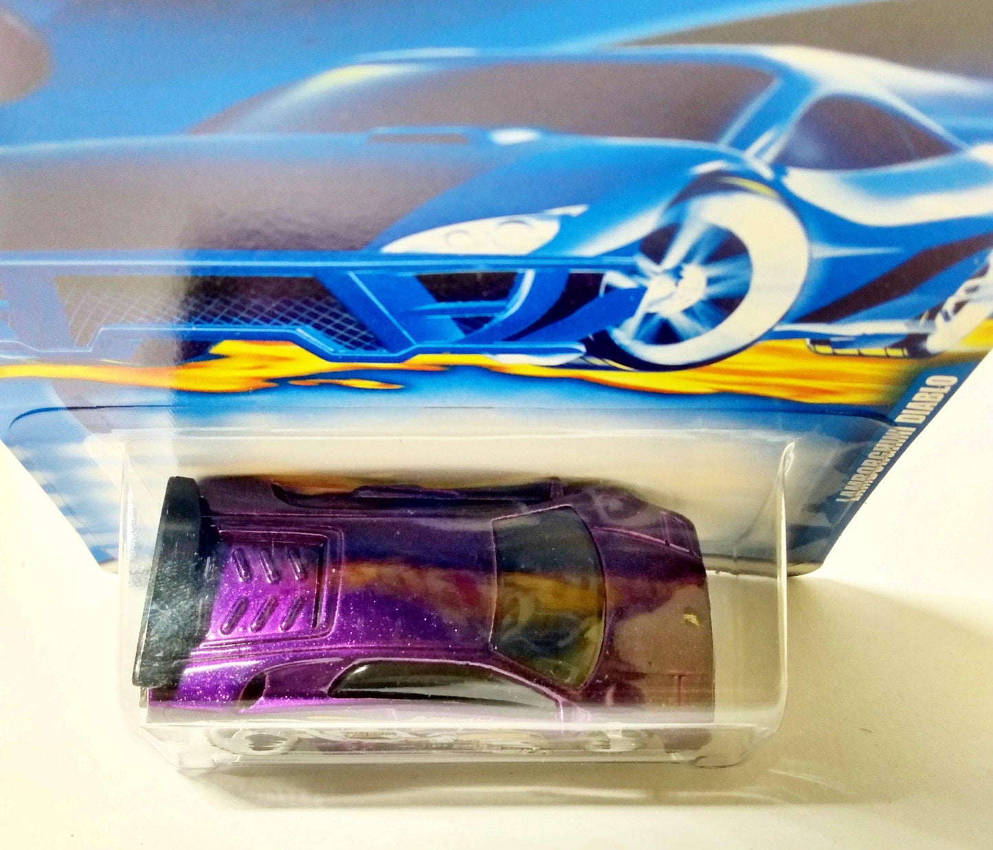 Hot Wheels 2001 Collector #124 Lamborghini Diablo silver painted base - TulipStuff