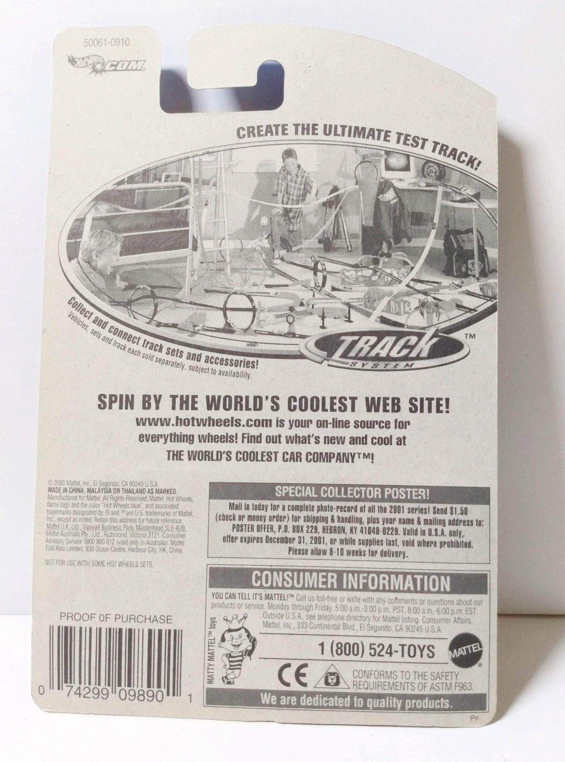 Hot Wheels 2001 Collector #193 Rescue Ranger EMS Paramedic Truck - TulipStuff