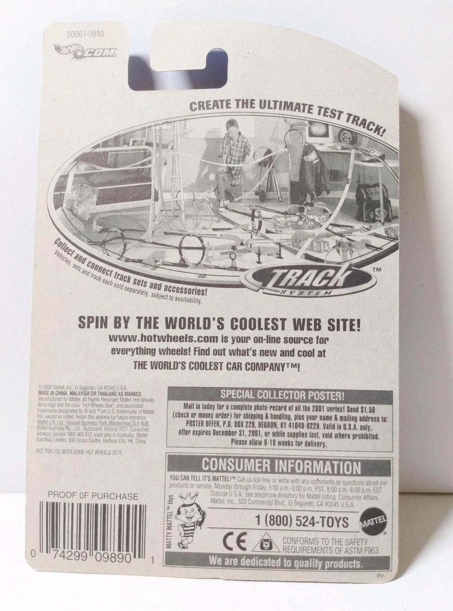 Hot Wheels 2001 Collector #193 Rescue Ranger EMS Paramedic Truck - TulipStuff