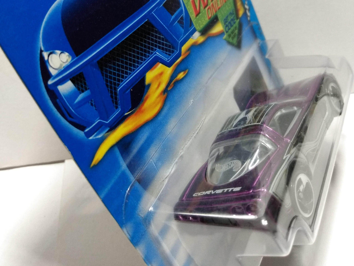 Hot Wheels Chevrolet Corvette 1958 - Collectionneur 1998, Long Card US, 1/64, Métal Et Plastique