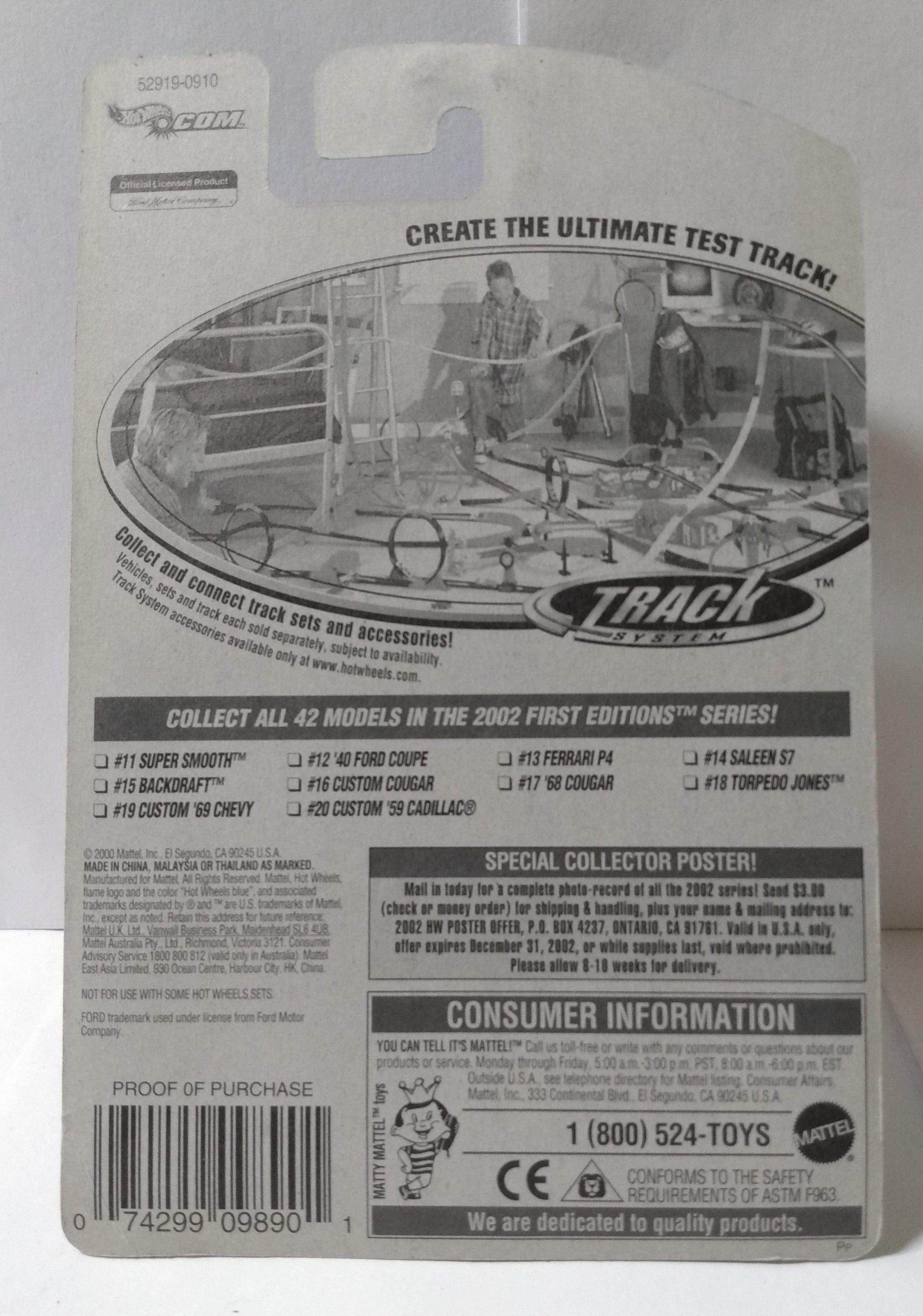 Hot Wheels 2002 First Editions Collector #024 '40 Ford Coupe - TulipStuff