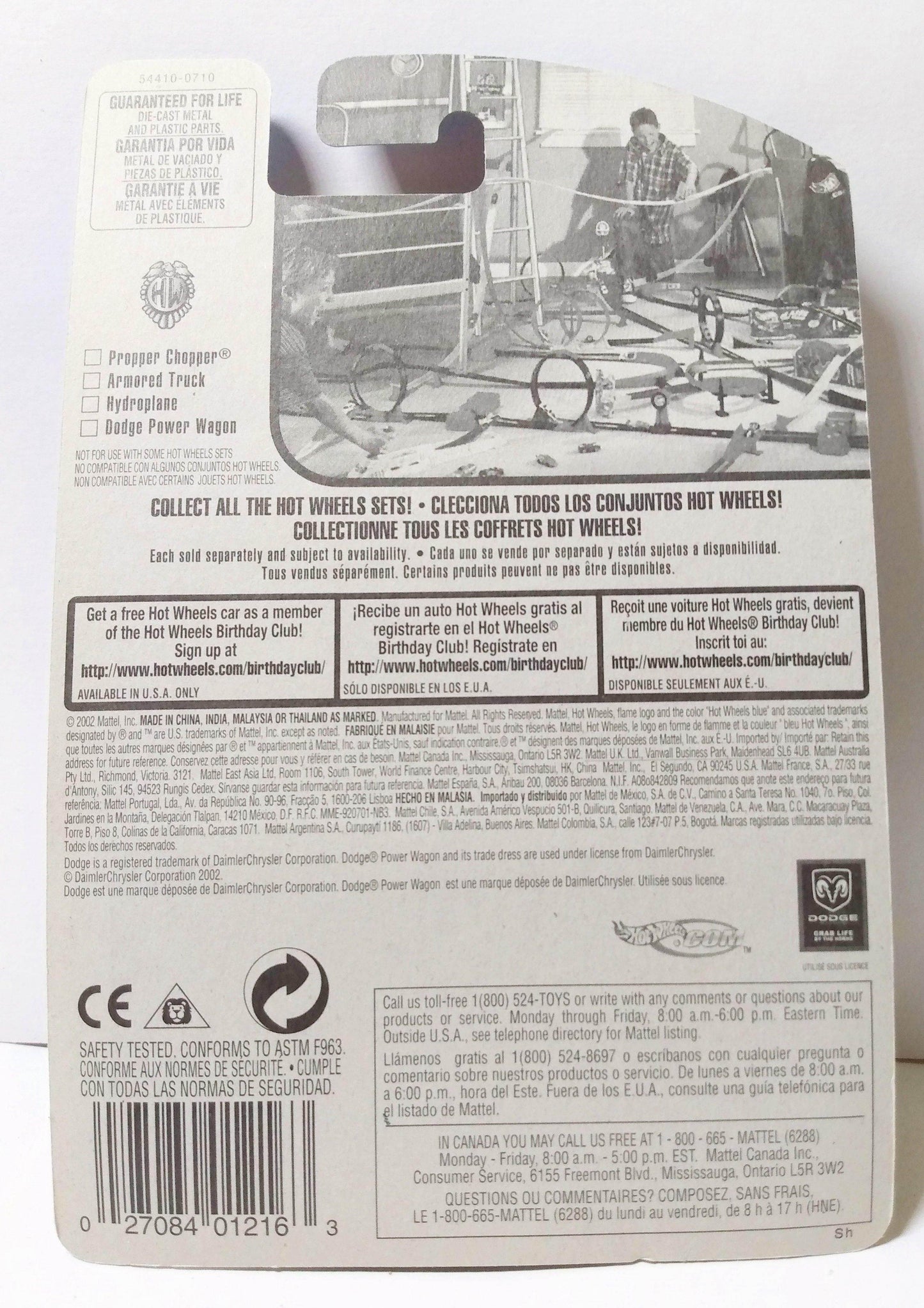 Hot Wheels Fed Fleet Series 2002 Collector #114 Dodge Power Wagon - TulipStuff