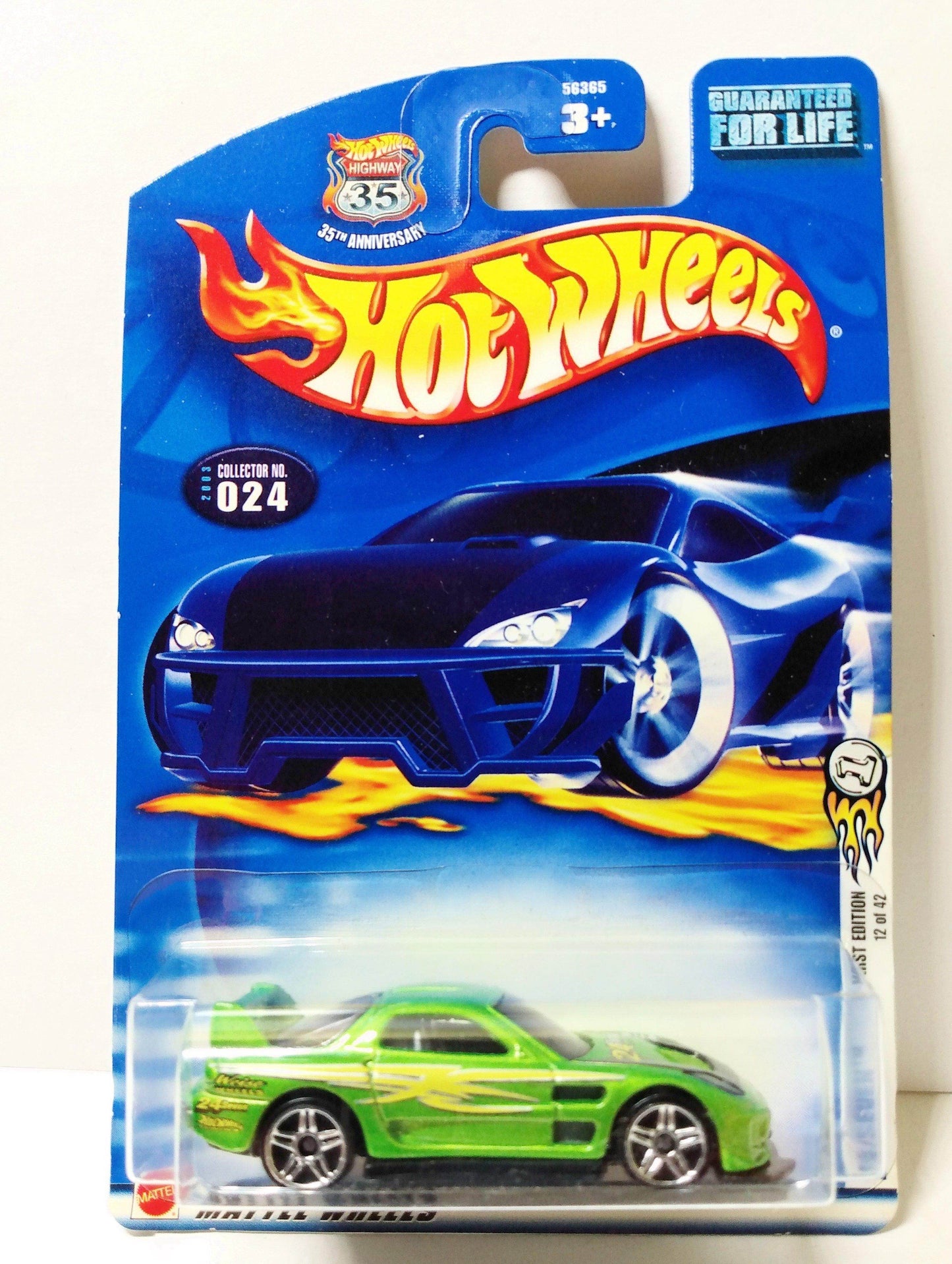 Hot Wheels 2003 First Editions 24/Seven Mazda RX-7 Collector #024 - TulipStuff