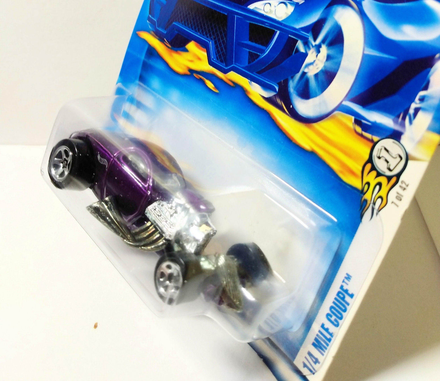 Hot Wheels 2003 First Editions 1/4 Mile Coupe Collector #019 - TulipStuff