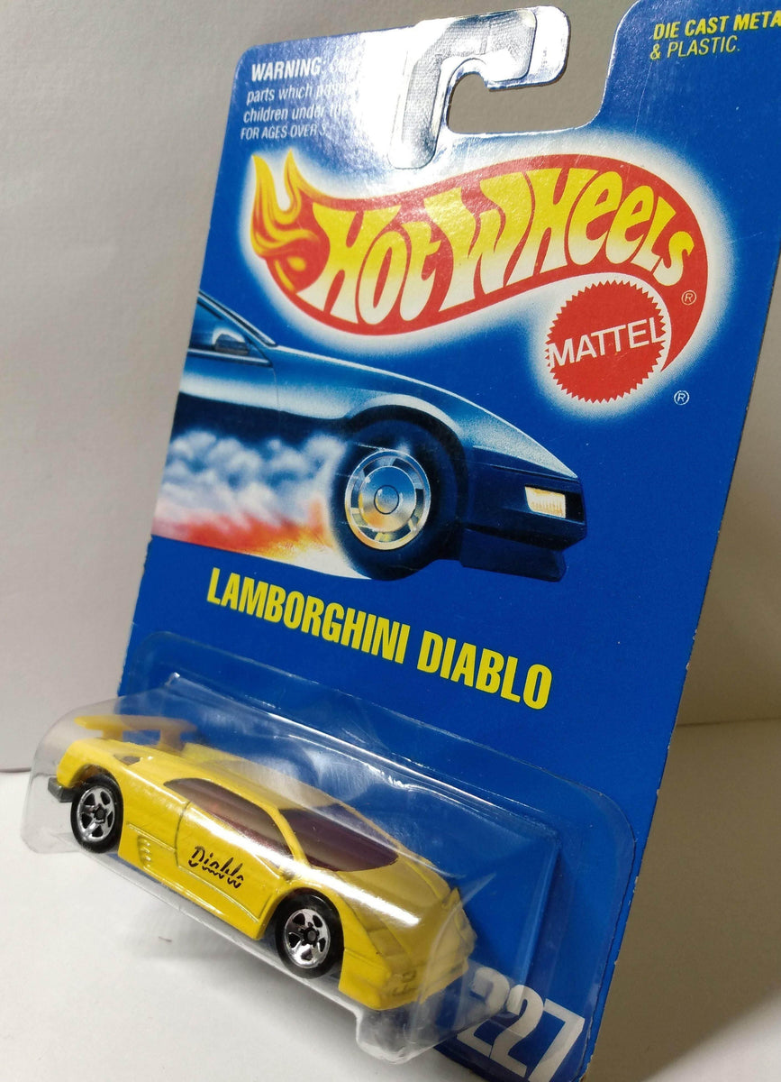 Voiture Miniature Hot Wheels #227 - Lamborghini Diablo Violette - 1:64 - Neuf