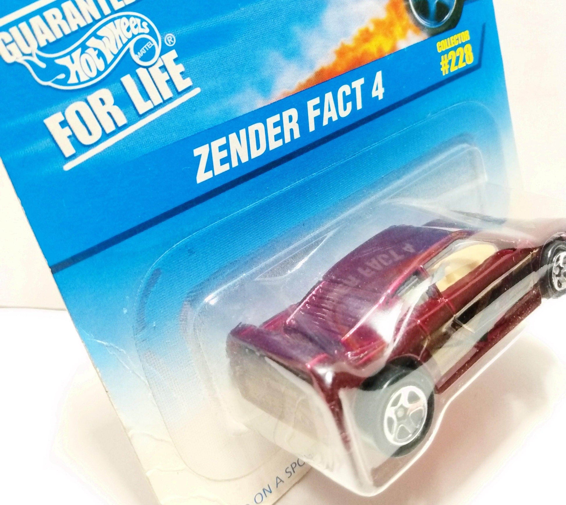 Hot Wheels Collector #228 Zender Fact 4 Sports Car 5sp 1996 - TulipStuff