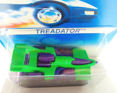 Hot Wheels no. 3035 Treadator Tank 1994 Canada International Card - TulipStuff
