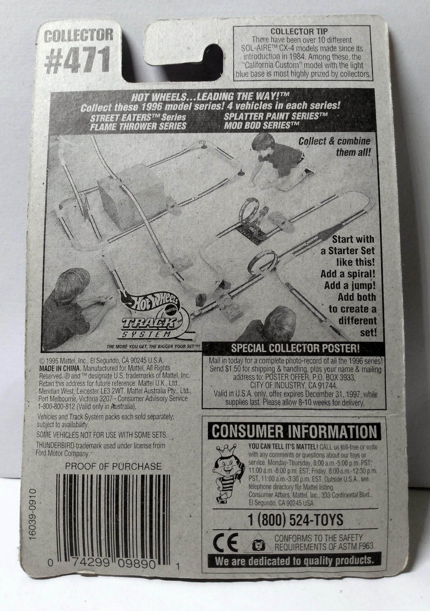 Hot Wheels Collector #471 Velocitor Ford Thunderbird Stocker 1997 bbs - TulipStuff