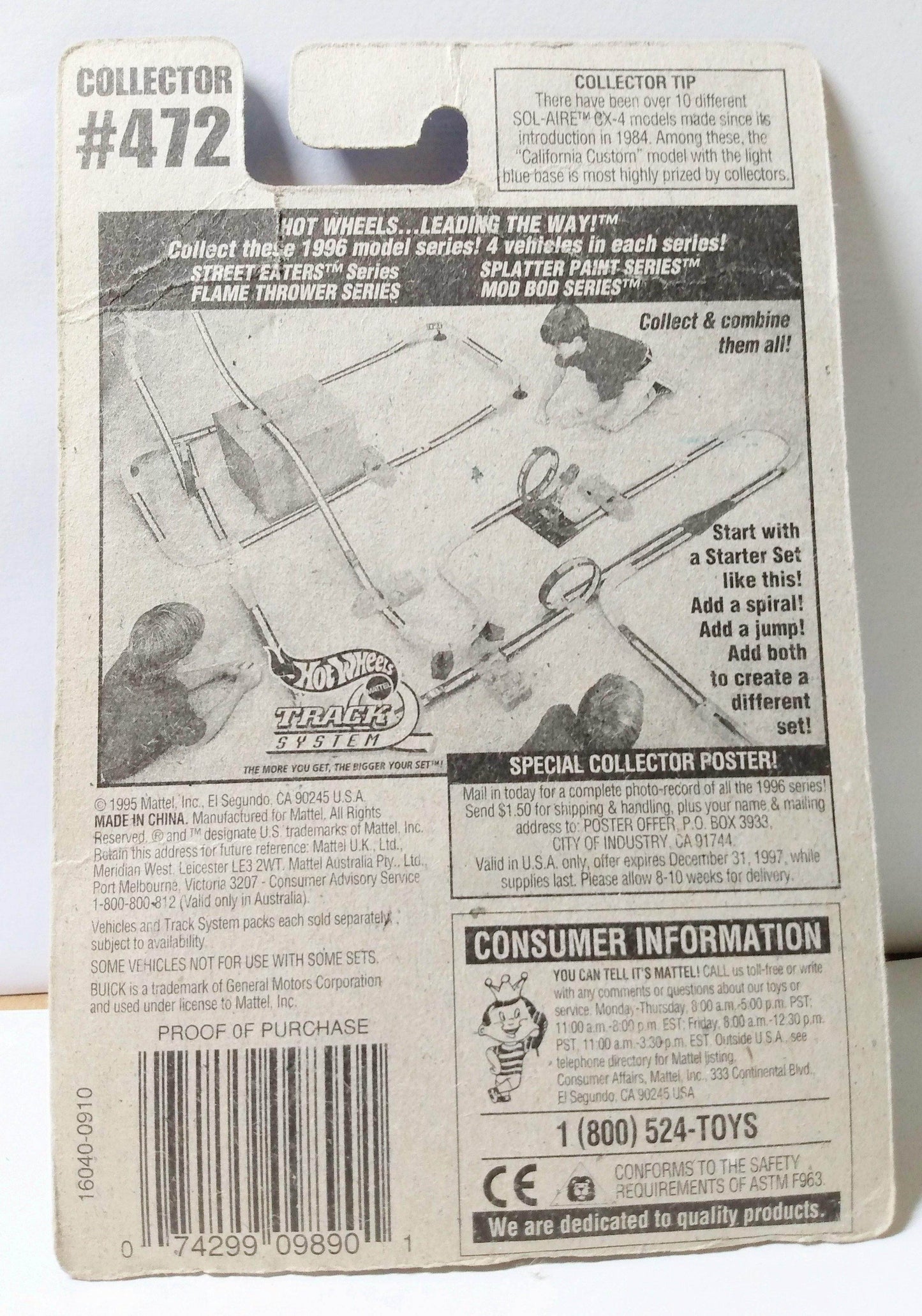 Hot Wheels Collector #472 Buick Stocker Morey 1997 - TulipStuff