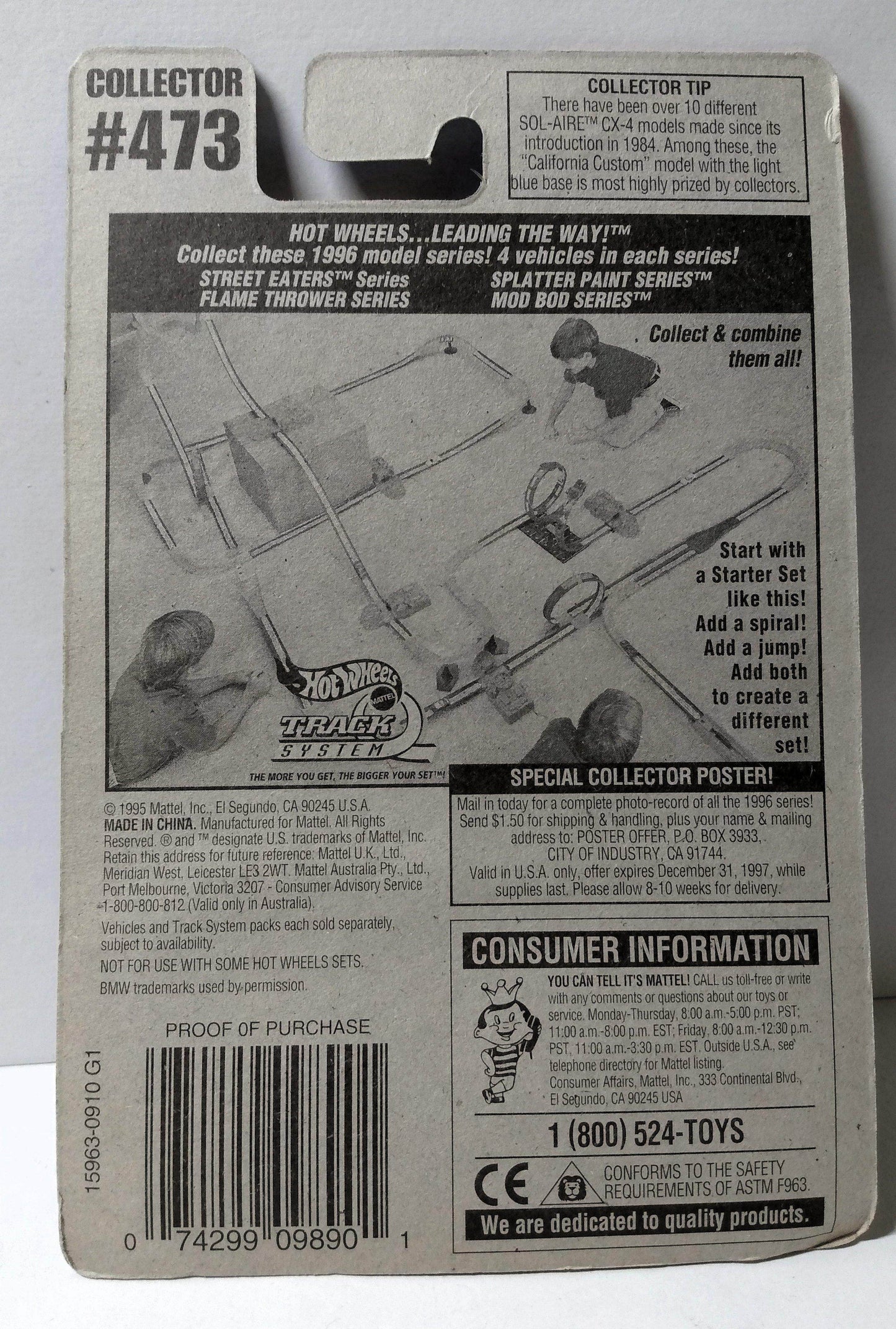 Hot Wheels Collector #473 BMW M1 Street Beast 1996 - TulipStuff